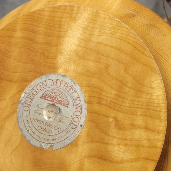 Vintage Oregon Myrtlewood Bowl - Picture 2 of 5